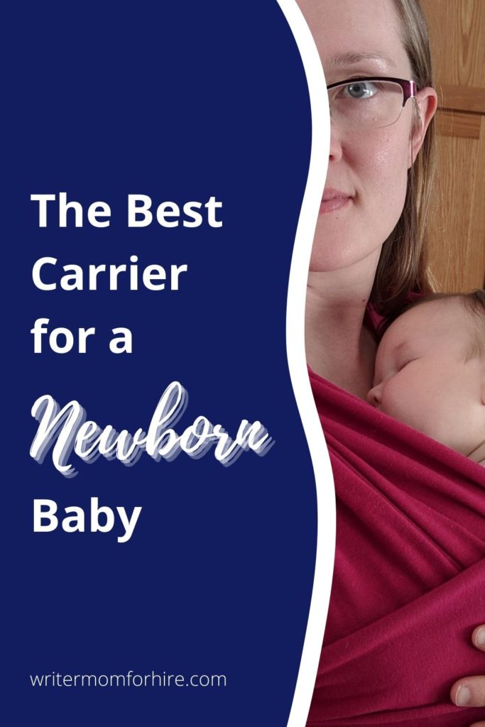 share this pin graphic if you want to share this info on which baby carrier is best for newborns