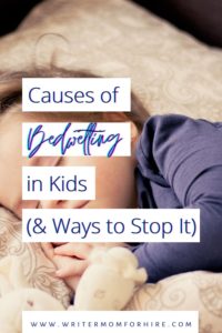 pin this image to share this info on bedwetting causes