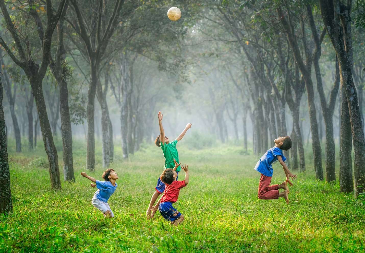 photo of kids playing