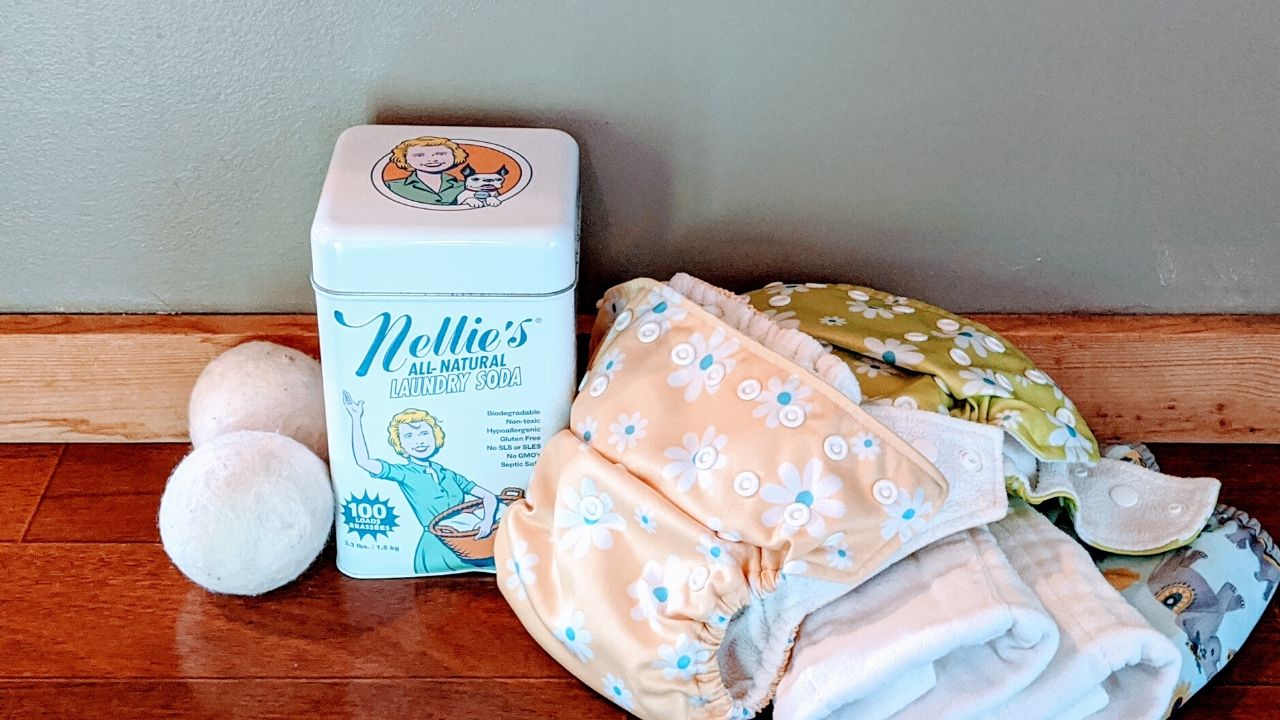 photo of the best natural laundry detergent for cloth diapers