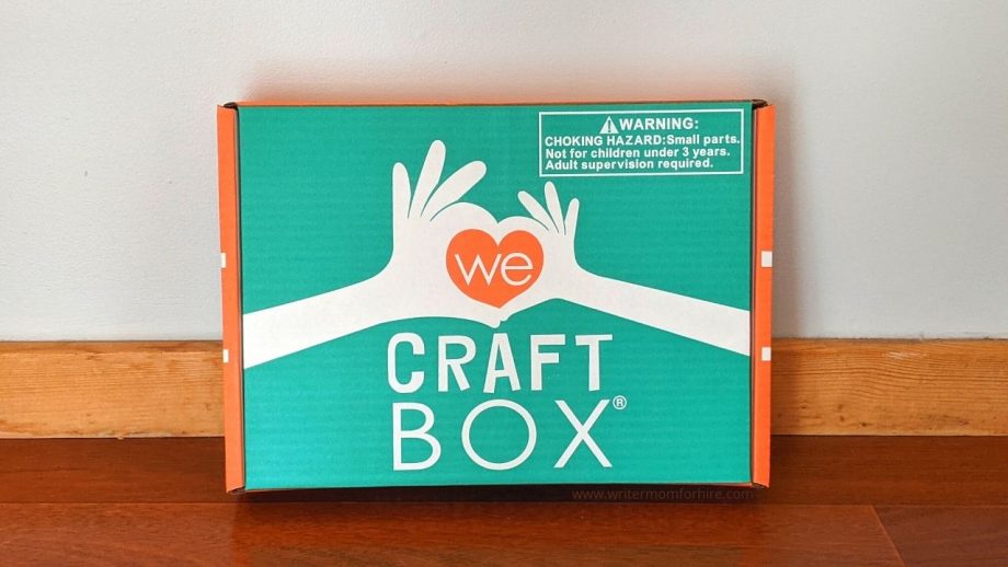 We Craft Box Review A Themed Craft Subscription Box for Kids the