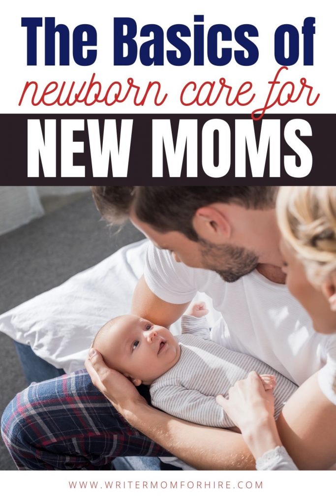 pin this image to share the info on newborn care tips for new moms
