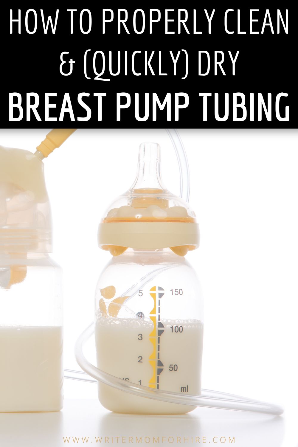 How to Clean Breast Pump Tubing (& Properly Dry It) The Writer Mom